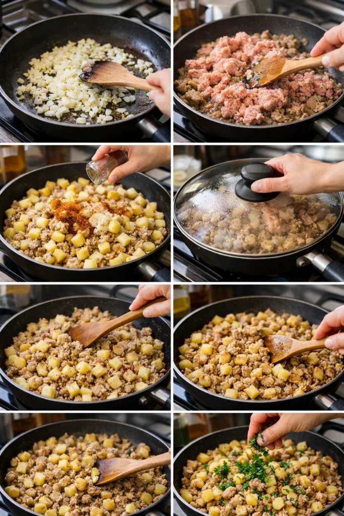 Ground Turkey with Potatoes