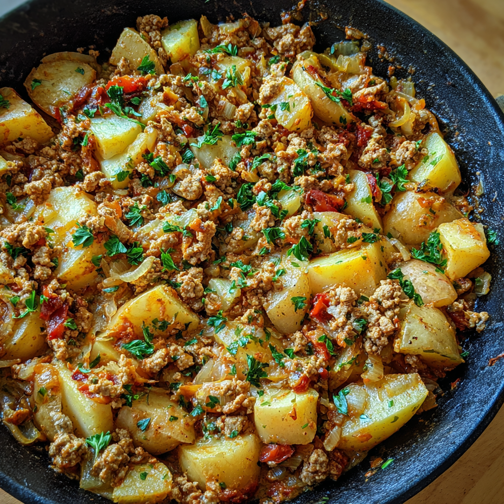 Ground Turkey with Potatoes