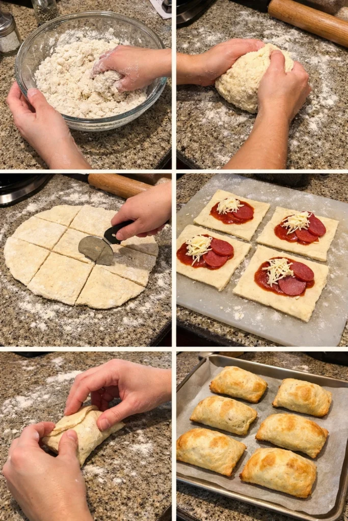 Guilt-Free Pizza Hot Pockets