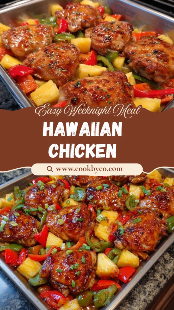 Hawaiian Chicken Sheet Pan