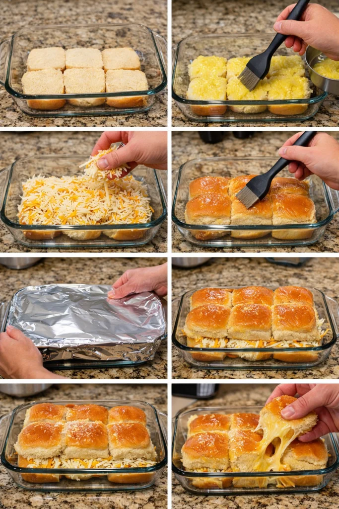 Hawaiian Roll Grilled Cheese