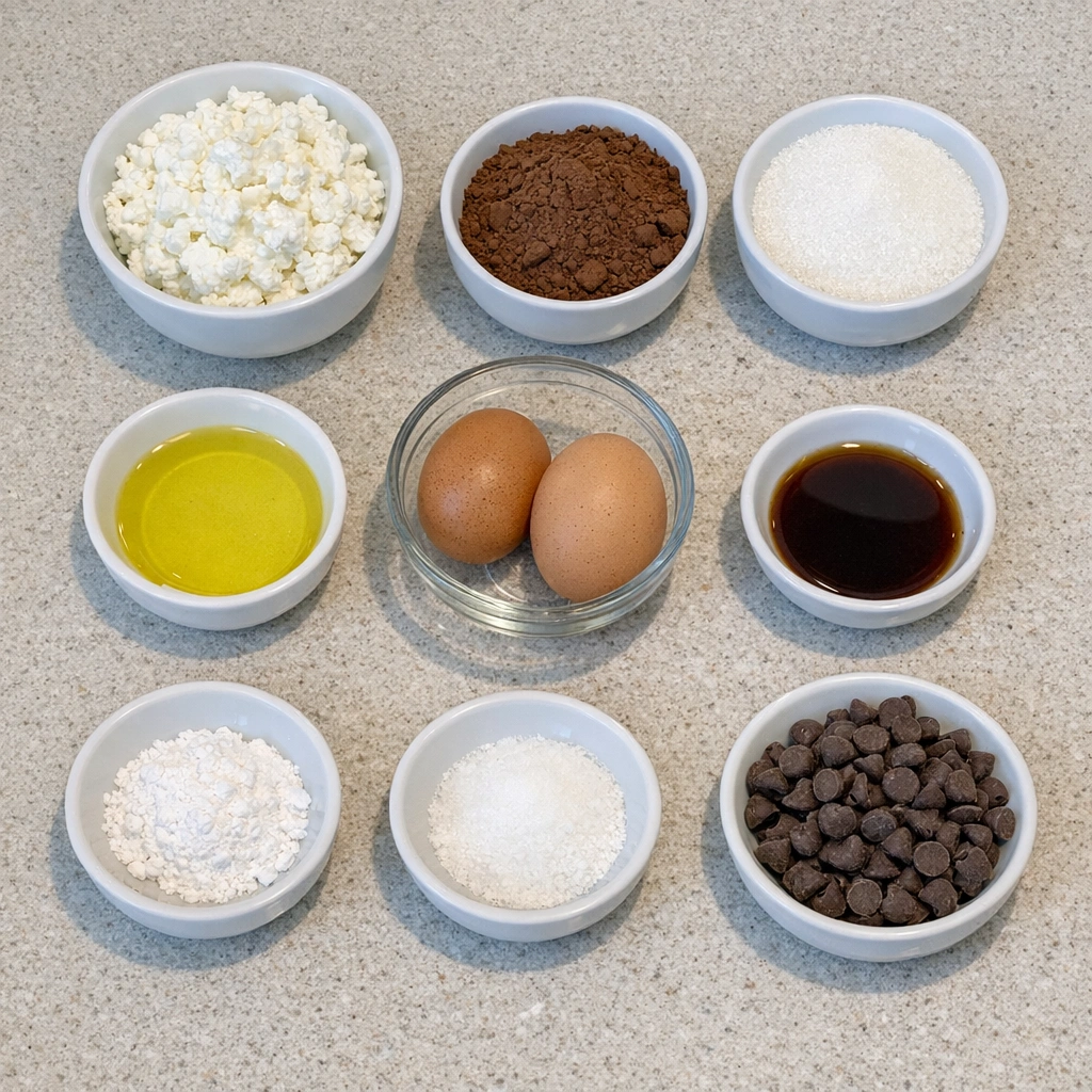 High Protein Cottage Cheese Brownies