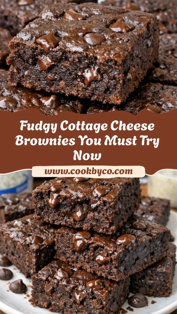 High Protein Cottage Cheese Brownies