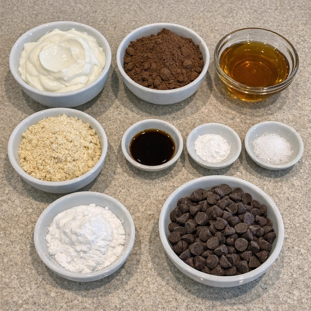 High Protein Greek Yogurt Brownies