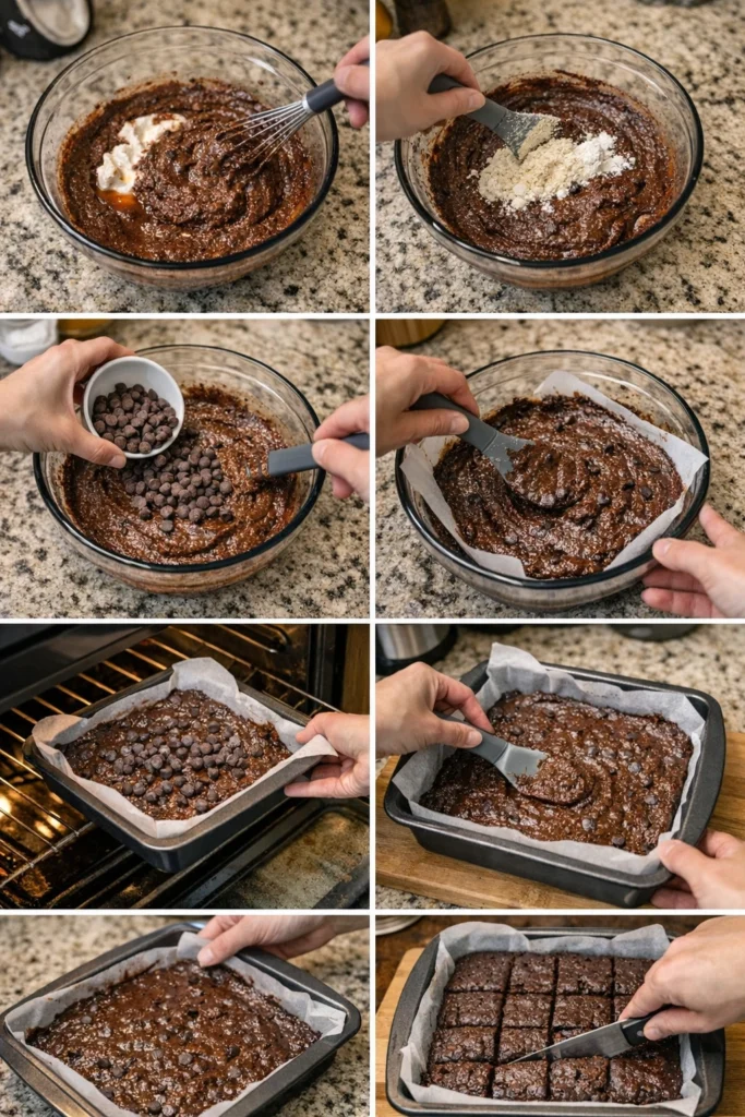 High Protein Greek Yogurt Brownies