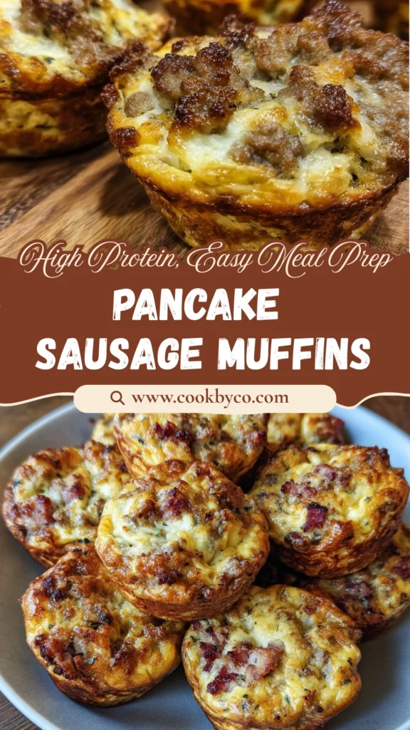 High-Protein Pancake Sausage Mini Muffins