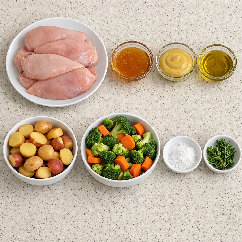 Honey Mustard Chicken Sheet Pan
