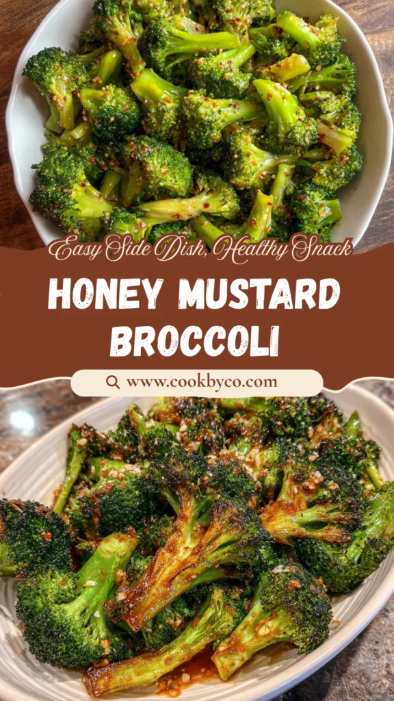 Honey Mustard Roasted Broccoli