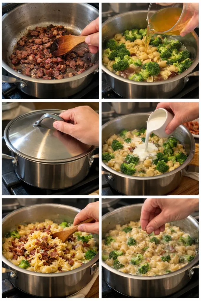 Irresistible Creamy Broccoli Pasta in One Pot