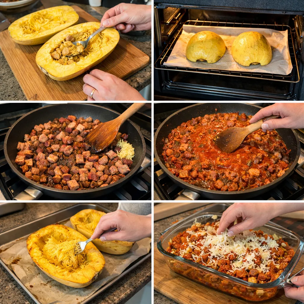 Million Dollar Spaghetti Squash Pasta