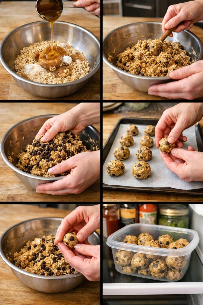 Mint Chocolate Chip Protein Balls