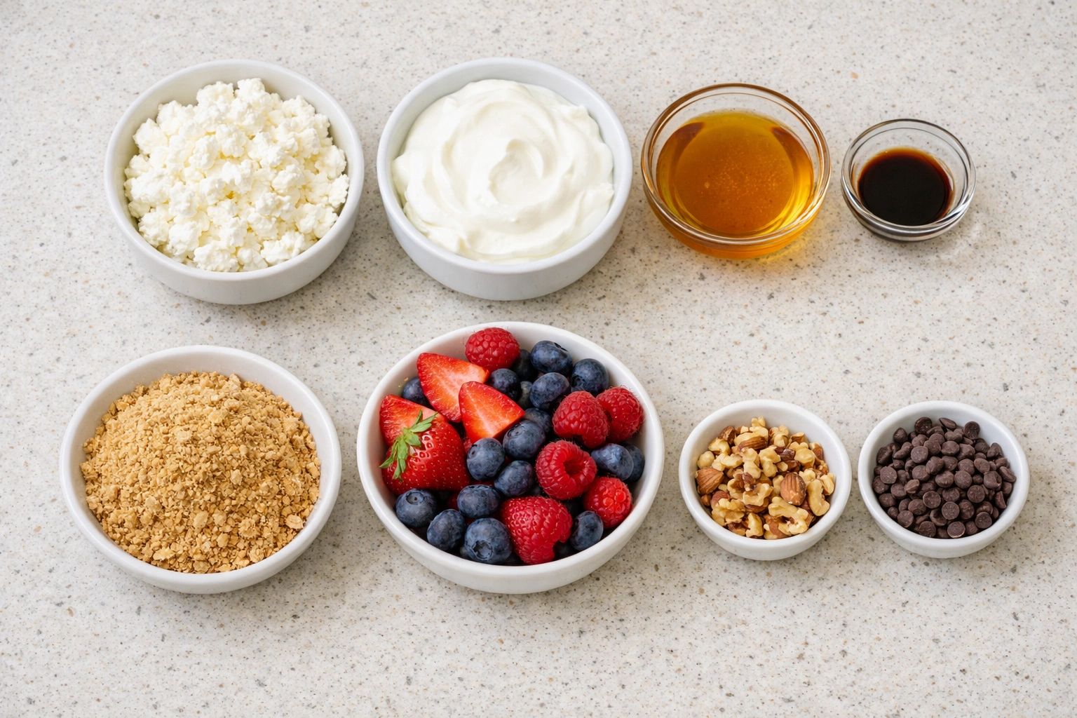 No-Bake Protein Cheesecake Jars