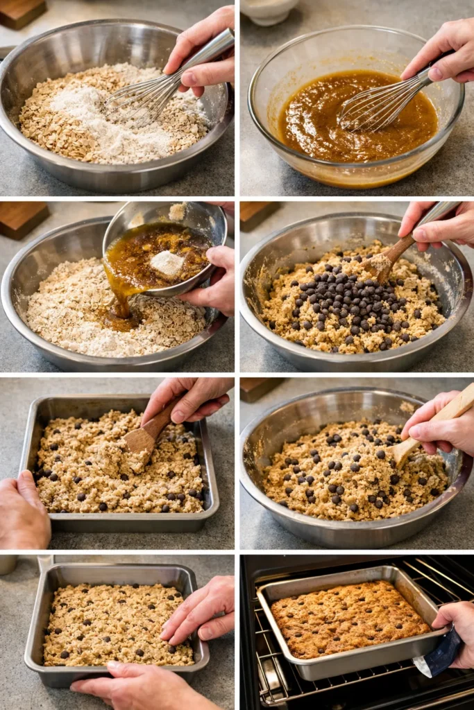 Oatmeal Chocolate Chip Bars