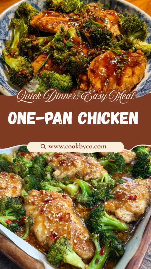 One-Pan Chicken and Broccoli