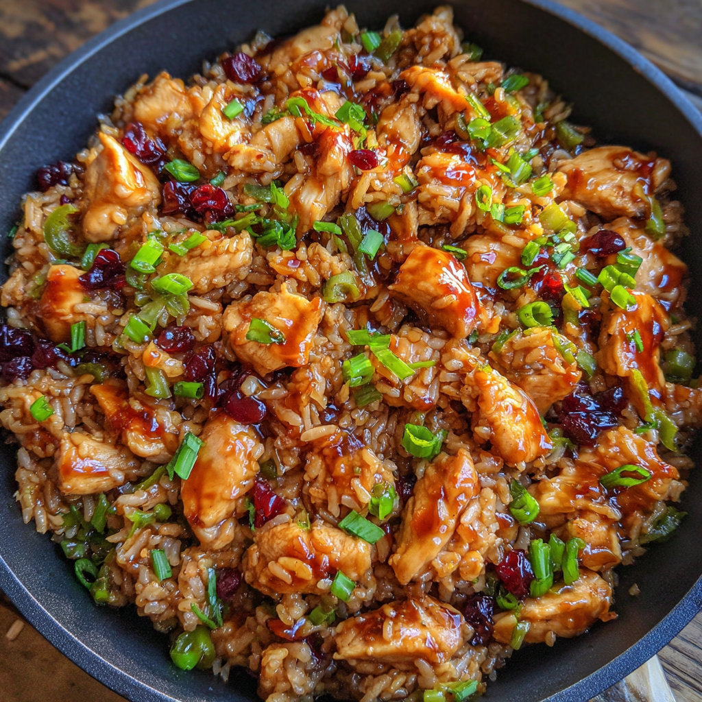 One-Pan Honey BBQ Chicken Rice