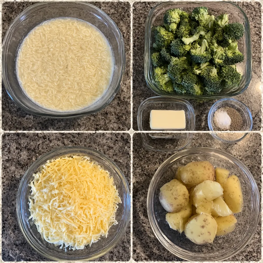 One Pot Broccoli Cheese Orzo