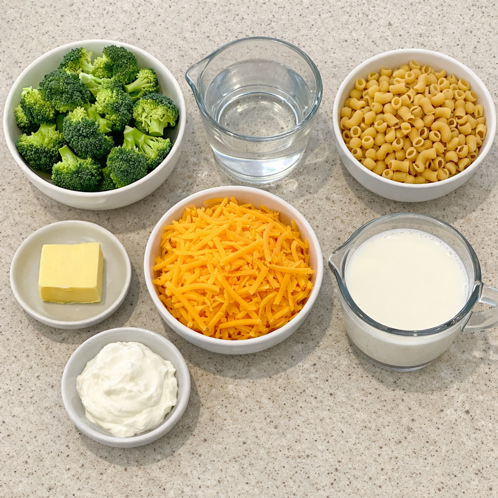 One Pot Broccoli Mac and Cheese