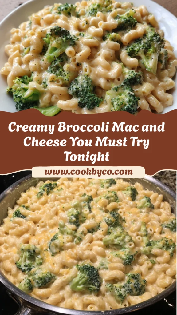 One Pot Broccoli Mac and Cheese