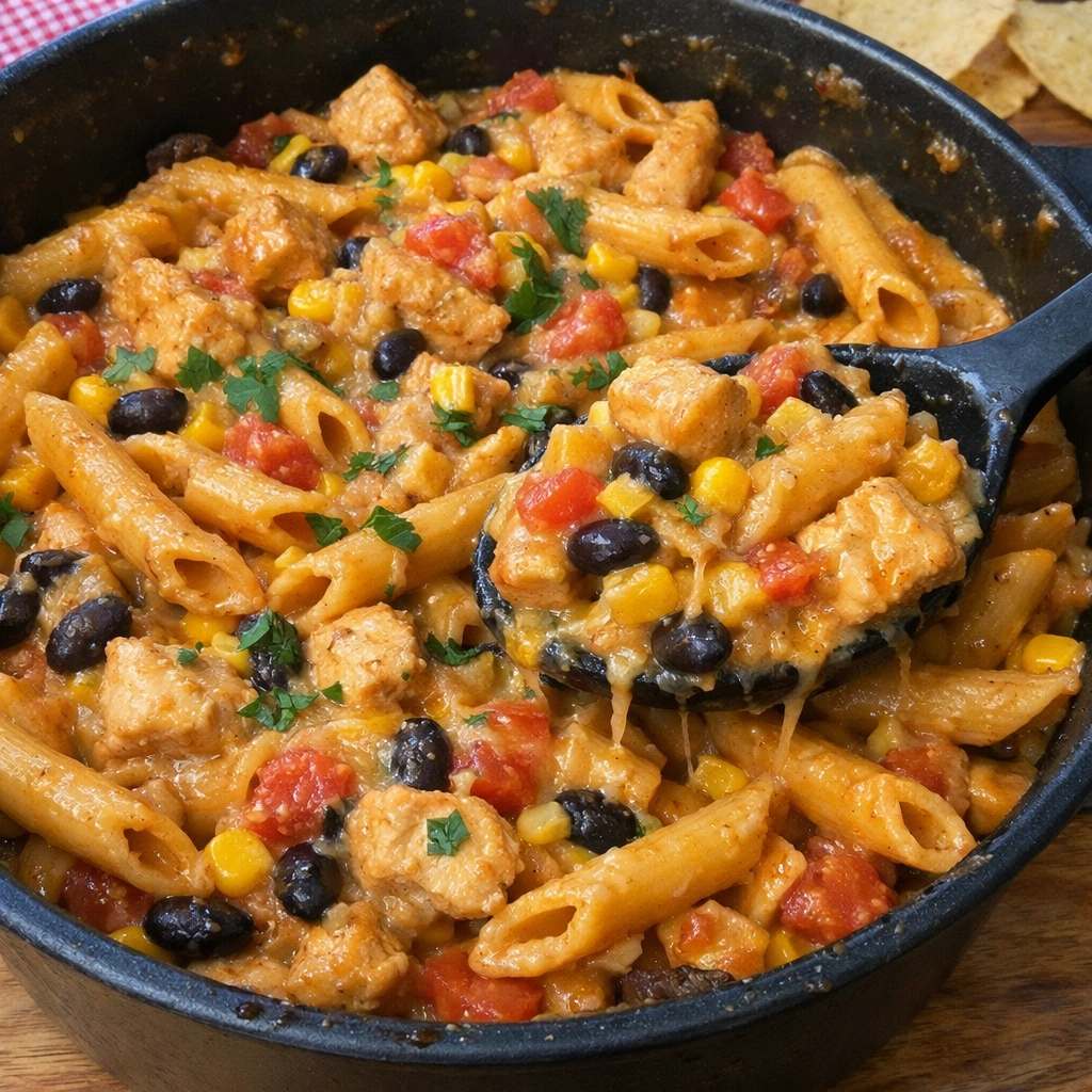 One Pot Southwest Chicken Pasta