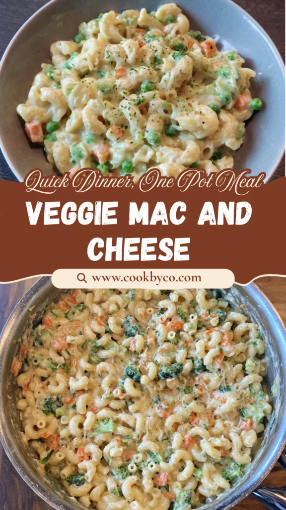 One Pot Veggie Mac and Cheese