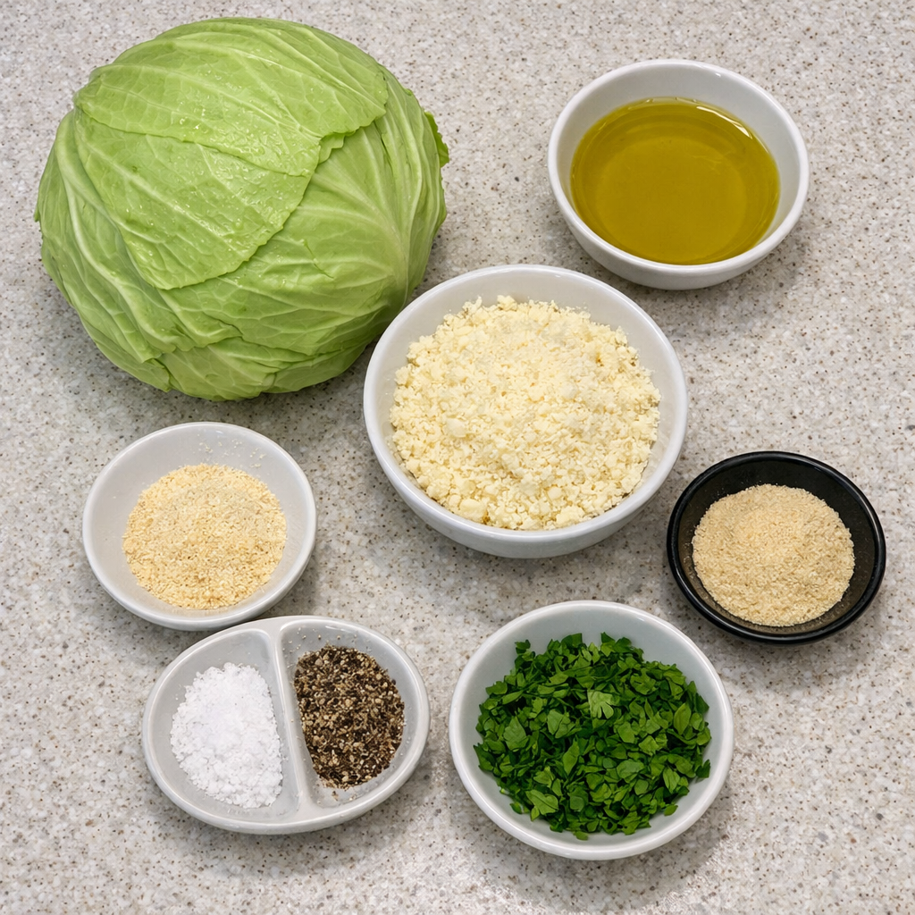 Parmesan Cabbage Steaks