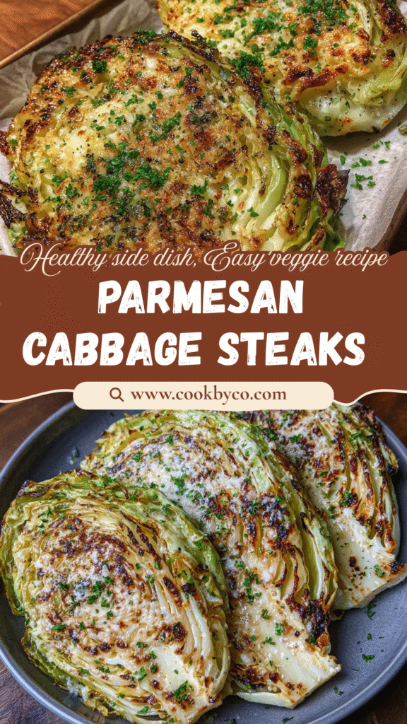 Parmesan Cabbage Steaks