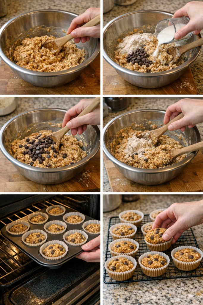 Peanut Butter Protein Oatmeal Cups