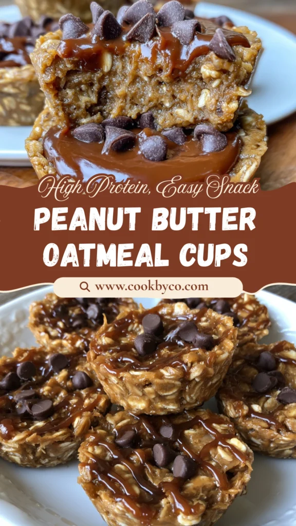 Peanut Butter Protein Oatmeal Cups