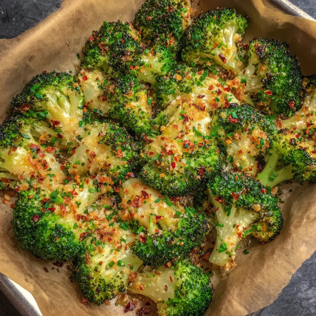 Crunchy cheesy broccoli side dish