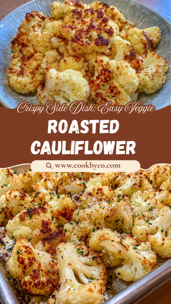 Roasted Parmesan & Garlic Cauliflower