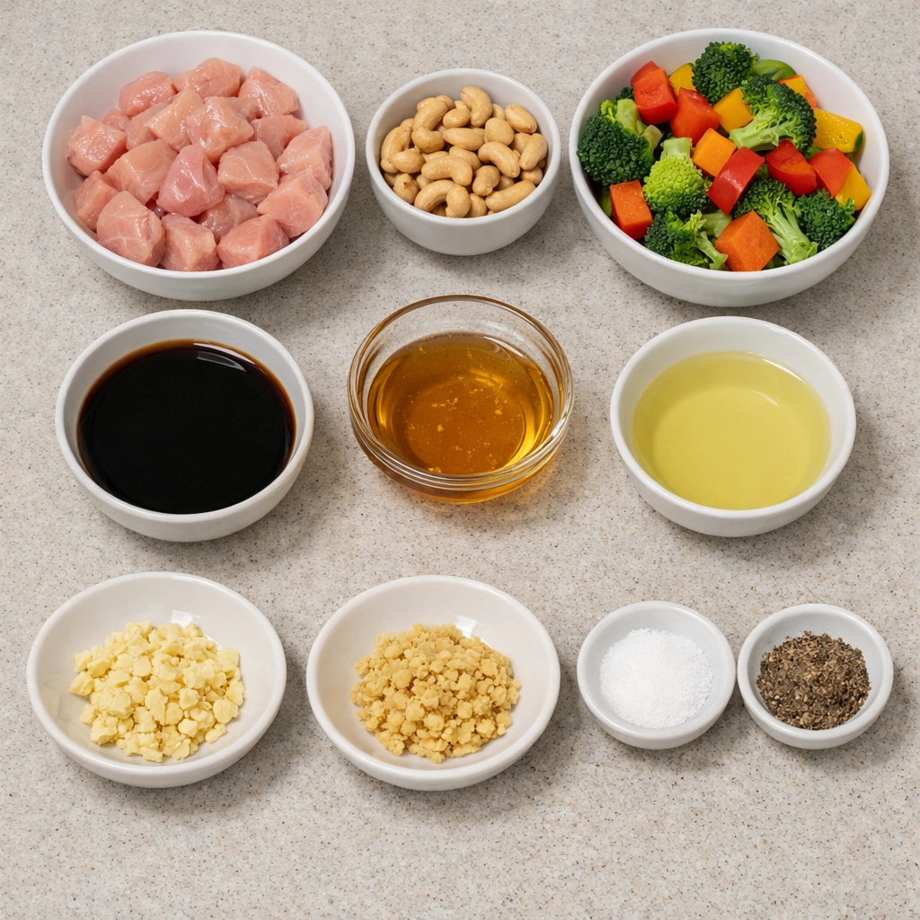 Sheet Pan Cashew Chicken