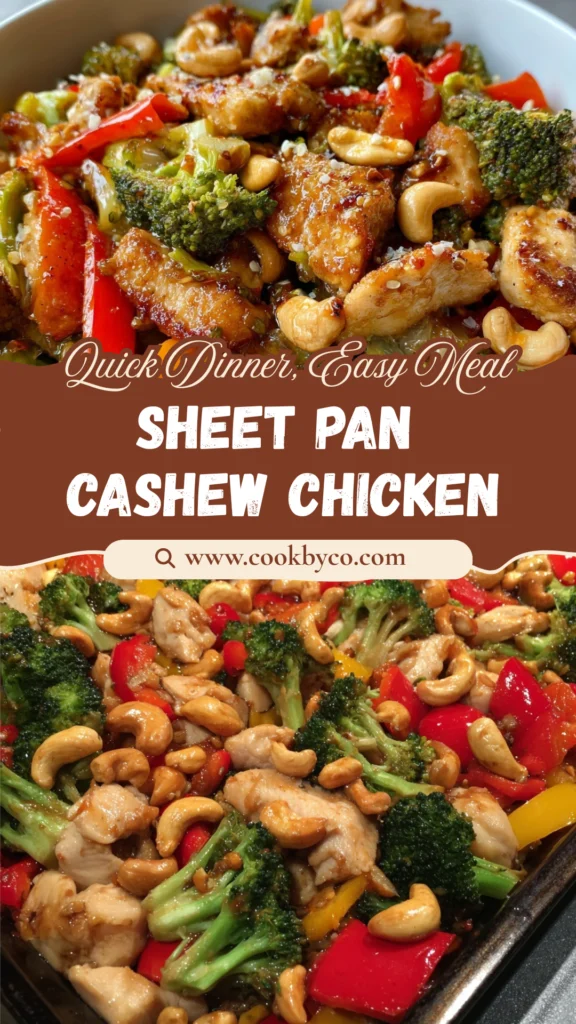 Sheet Pan Cashew Chicken