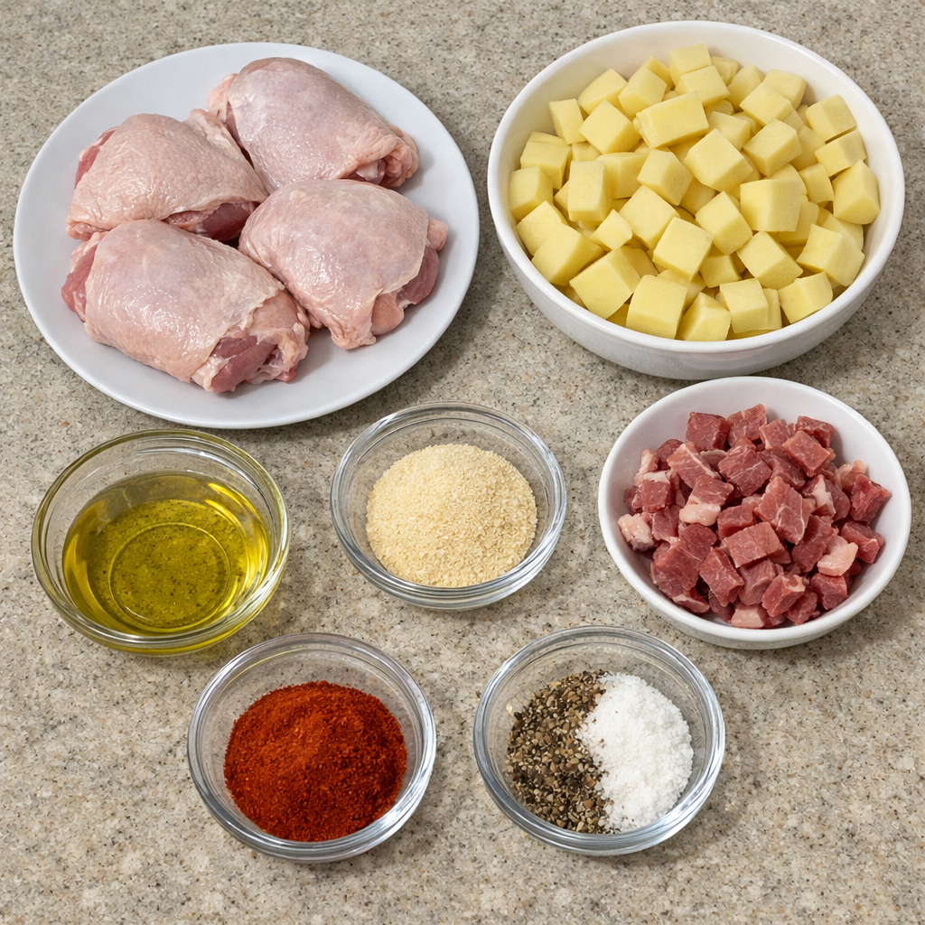 Sheet Pan Chicken and Potatoes