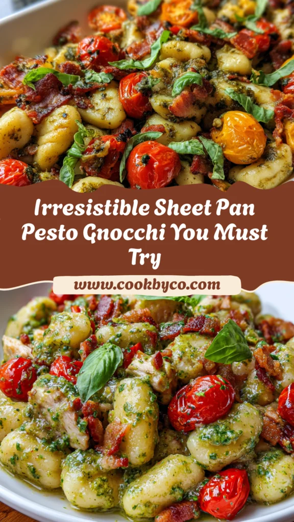 Sheet Pan Pesto Gnocchi