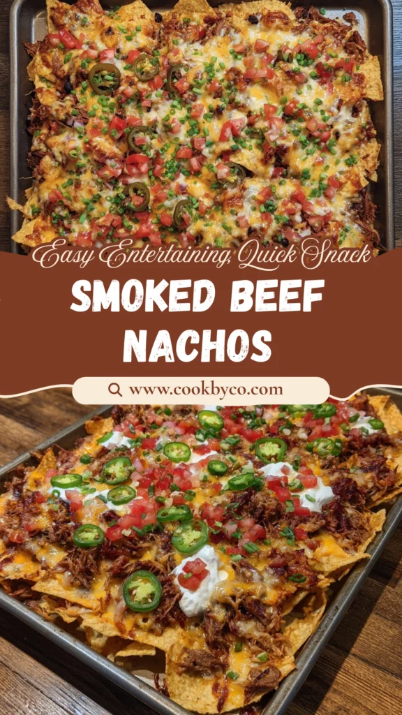 Sheet Pan Smoked Beef Nachos