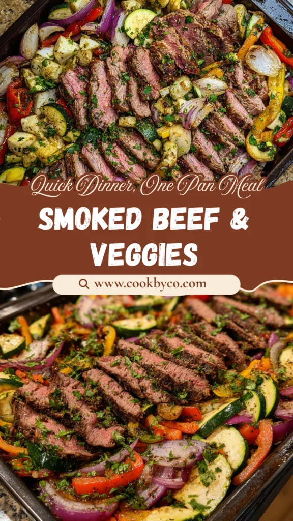 Sheet Pan Smoked Beef & Veggies