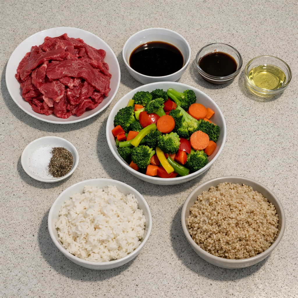 Sheet Pan Teriyaki Beef & Veggies