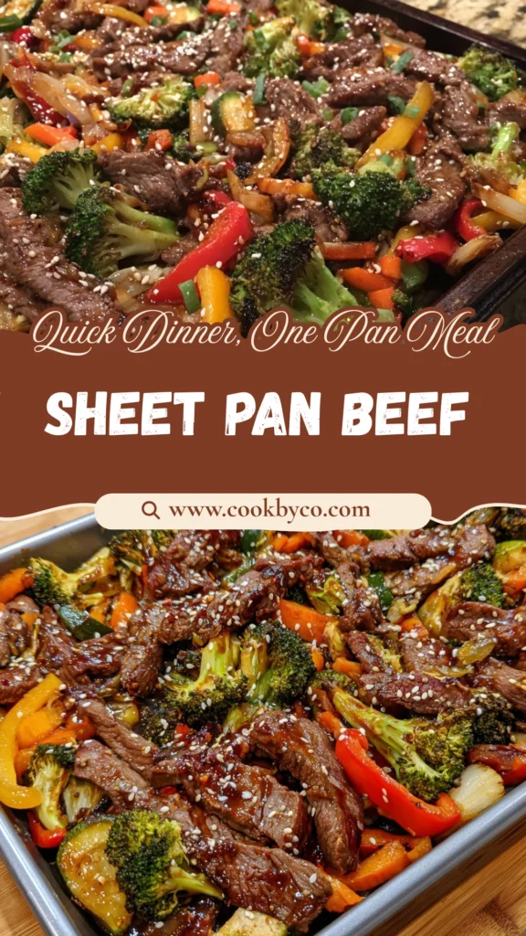 Sheet Pan Teriyaki Beef & Veggies