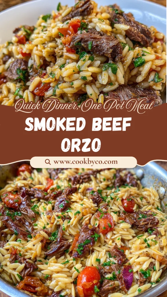 Smoked Beef Orzo