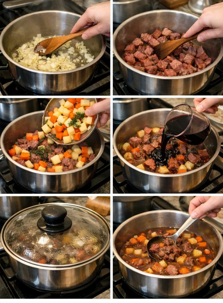 Smoked Beef and Grape Juice Stew