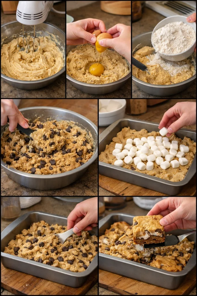 S'mores Cookie Bars
