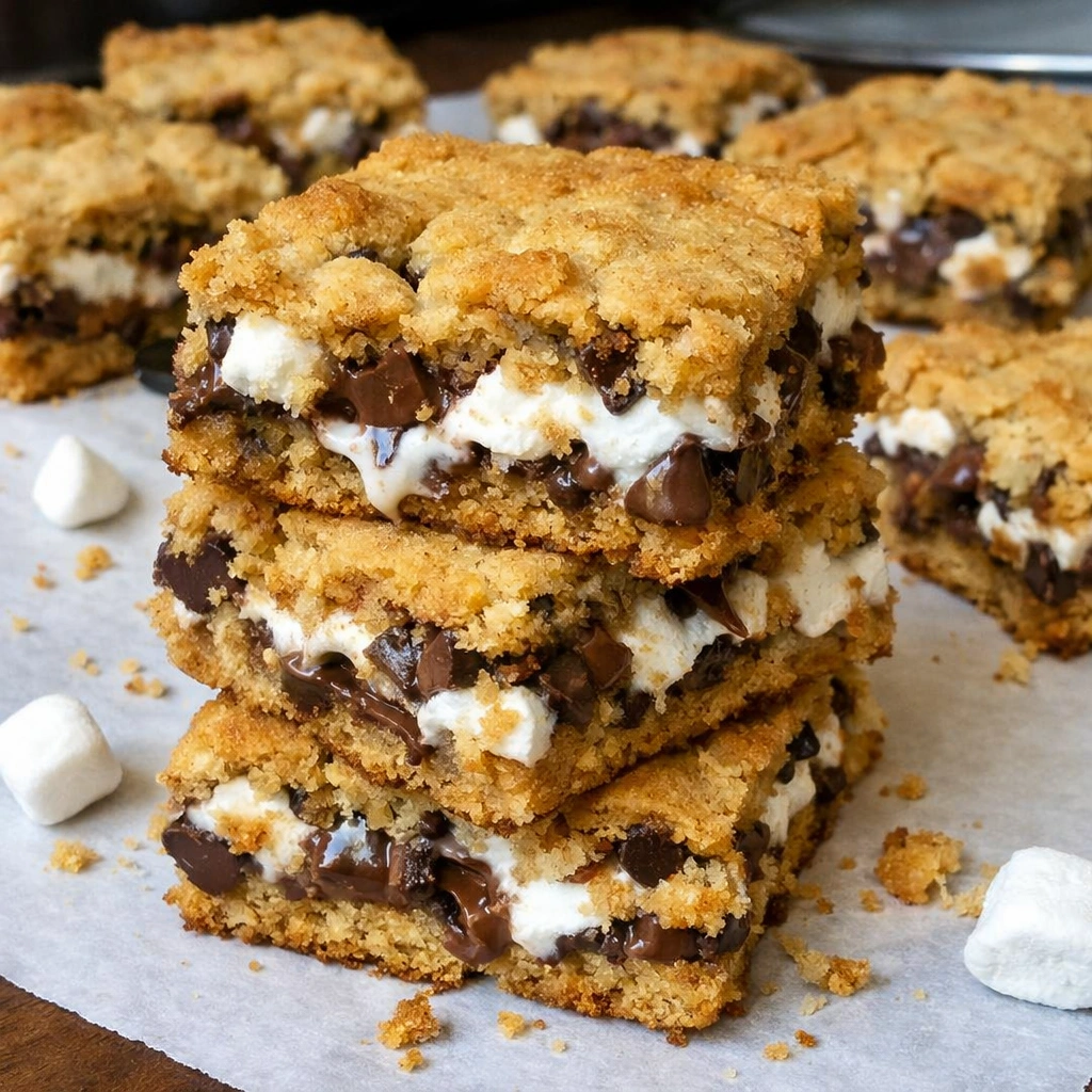 S'mores Cookie Bars