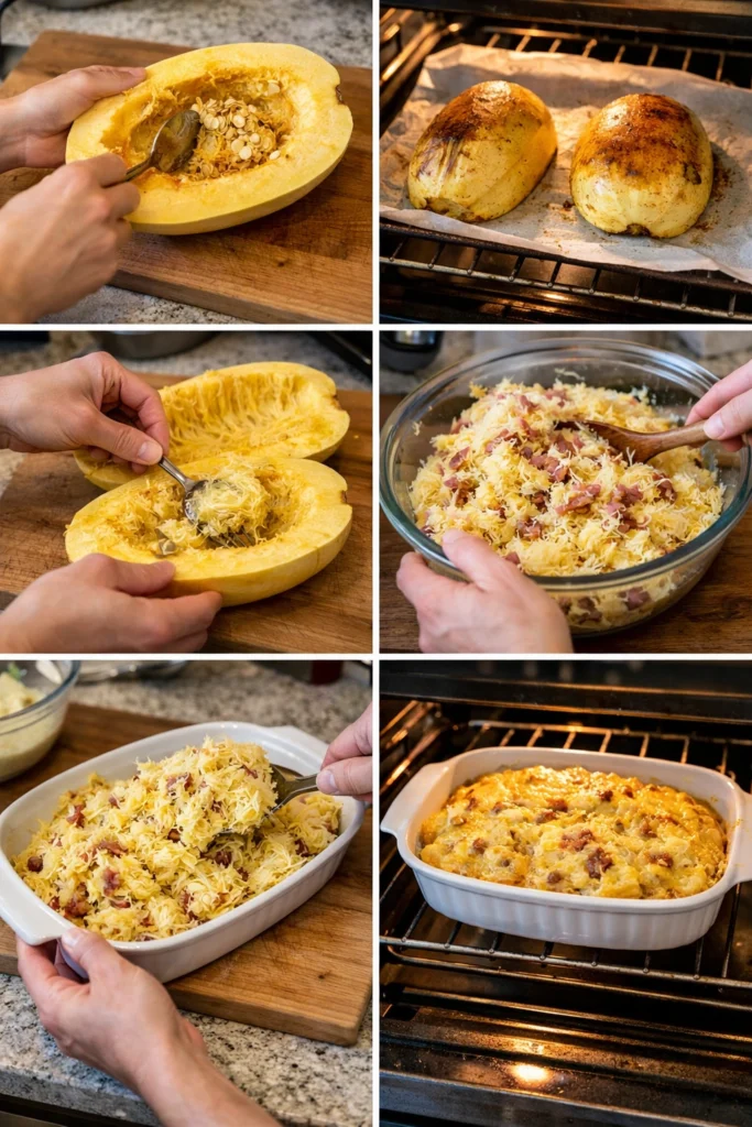 Spaghetti Squash Mac & Cheese