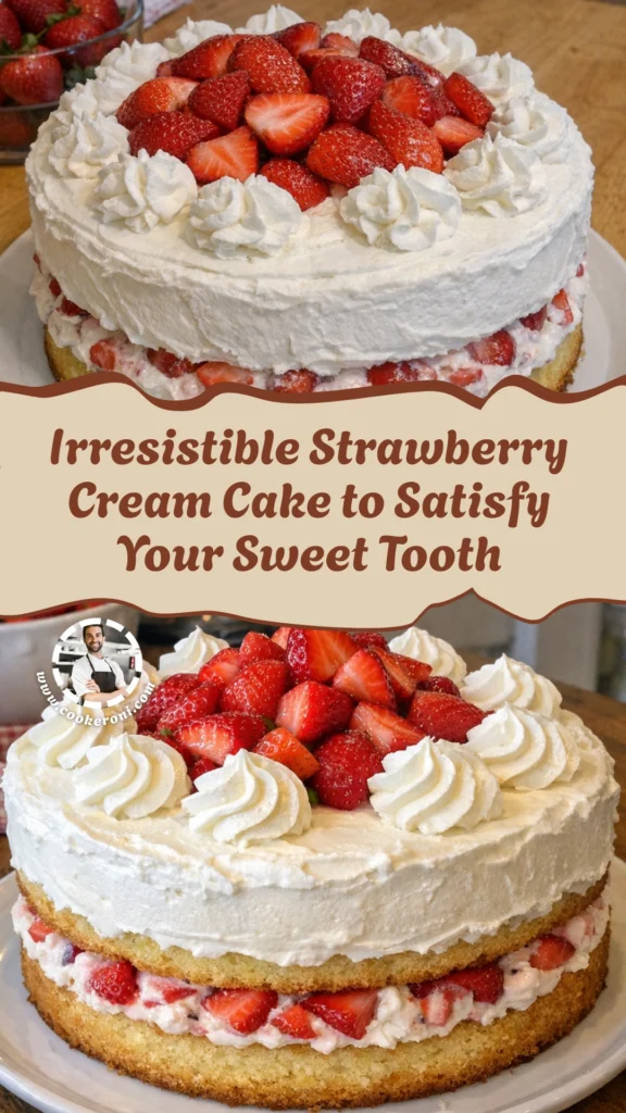 Strawberry Cream Cake