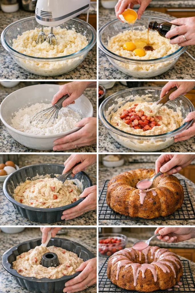 Strawberry Pound Cake