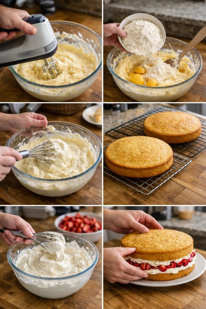 Strawberry Shortcake Cake