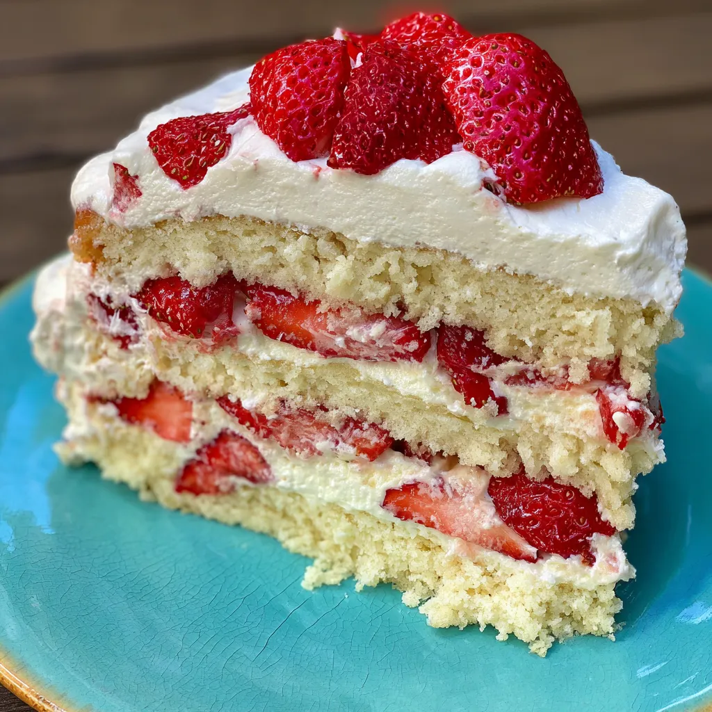 Strawberry Shortcake Cake