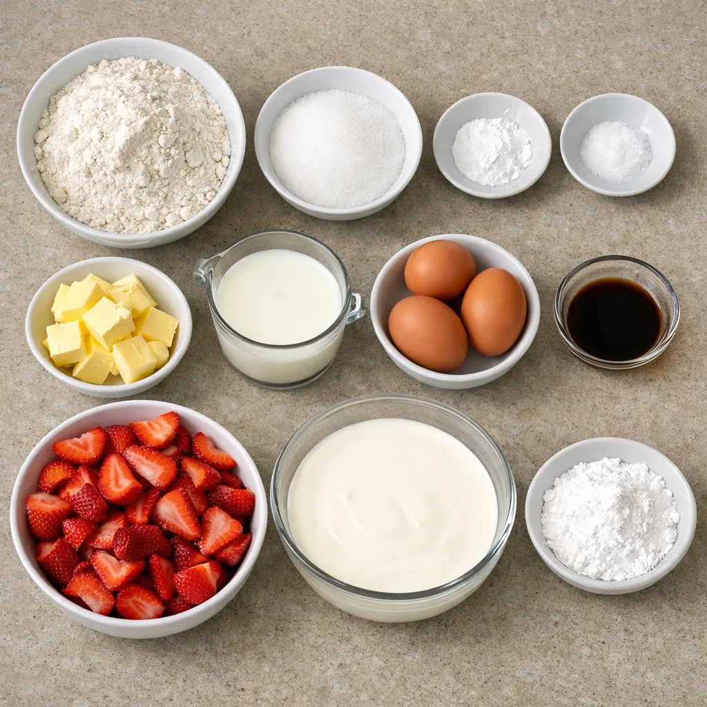 Strawberry Shortcake Cake