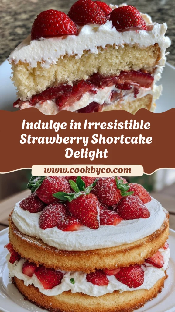 Strawberry Shortcake Cake