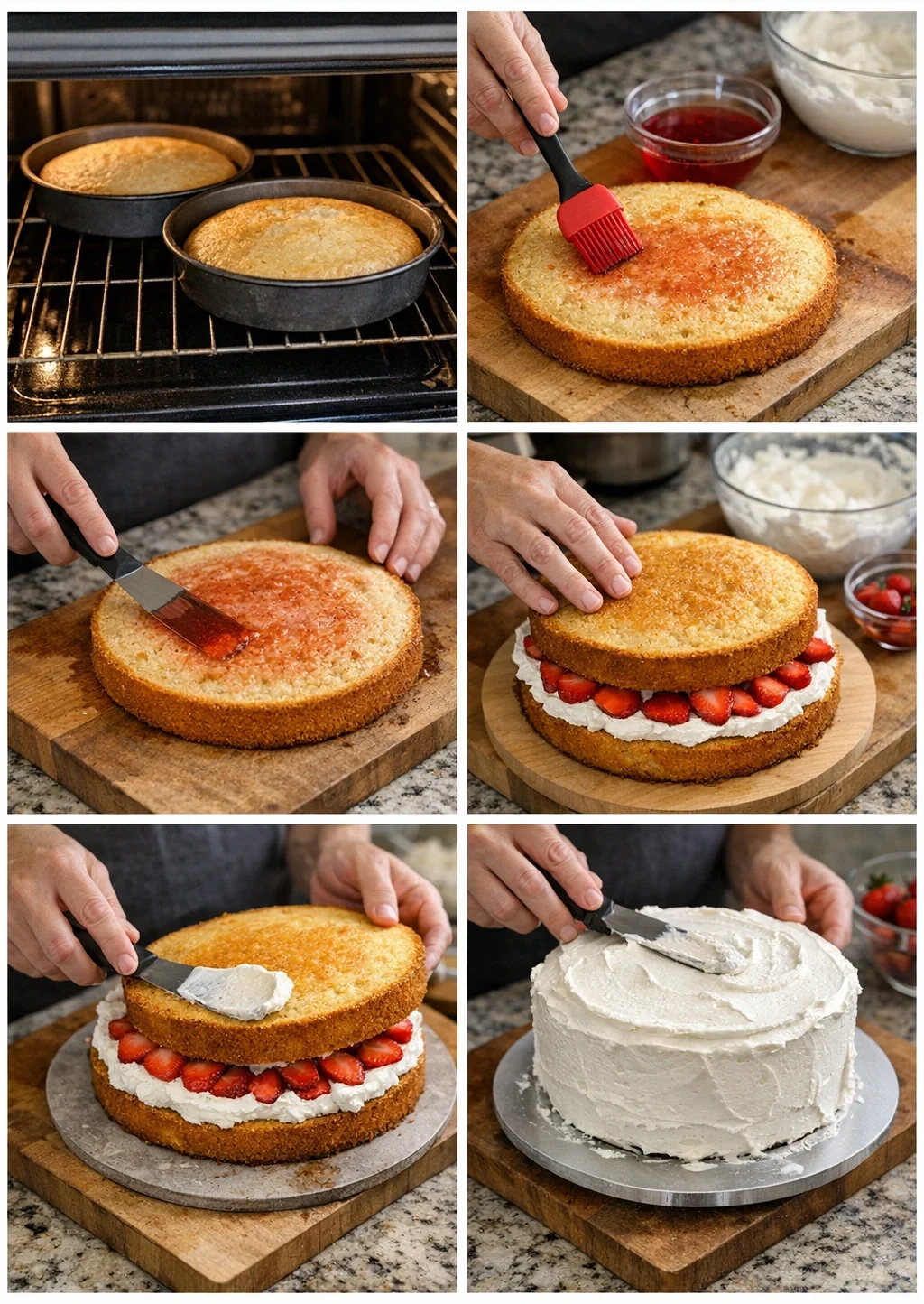 Strawberry Shortcake Layer Cake